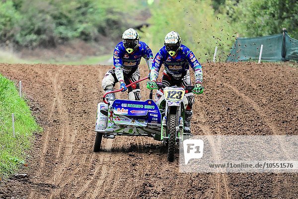 FIM Seitenwagen-Weltmeisterschaft 2015 Rudersberger Motocross Rudersberg Baden Württemberg Deutschland Europa