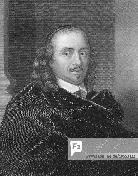 Stahlstich  ca. 1860  Pierre Corneille  1606 bis 1684  Französischer Autor und Dramatiker des Barock