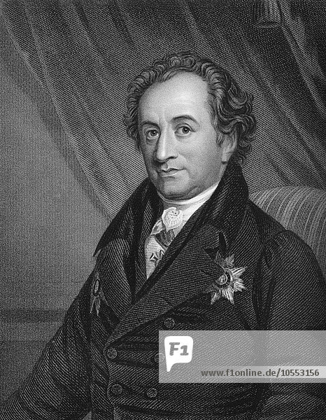 Johann Wolfgang von Goethe  1749 bis 1832  deutscher Dichter