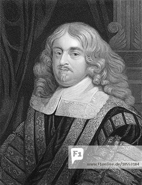 Edward Hyde  1. Earl of Clarendon  1609 bis 1674  englischer Staatsmann  Historiker