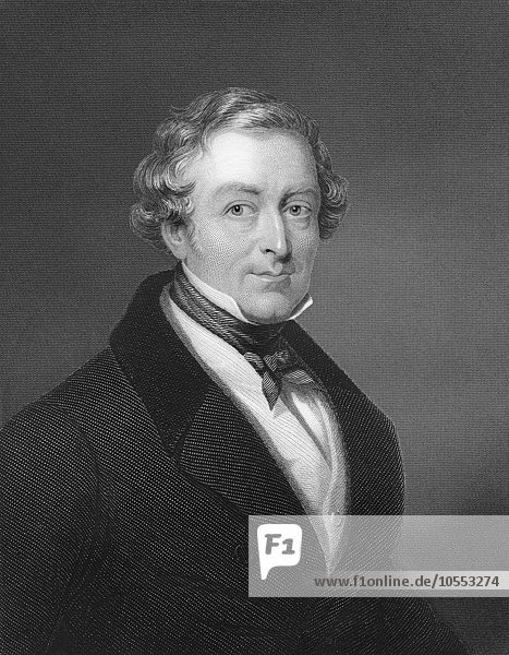 Sir Robert Peel  1788 bis 1850  2. Baronet Peel von Clanfield  britischer Politiker  Ministerpräsident und Gründer der Conservative Party