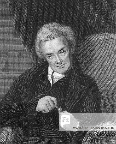 William Wilberforce  1759 bis 1833  englischer Politiker  Philanthrop und Leiter der Bewegung  um Sklavenhandel abzuschaffen