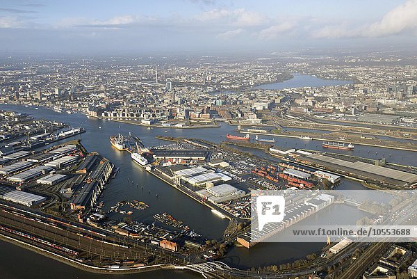Kleiner Grasbrook  Hamburger Hafen  Hamburg  Deutschland  Europa