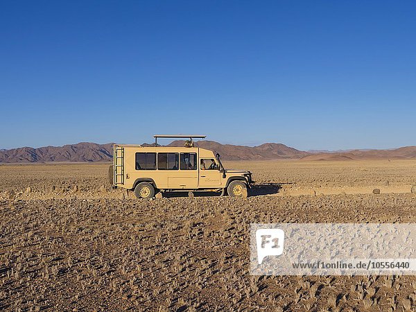 Land rover  Kulala Wilderness Reserve  Namib Desert  Hardap Region  Namibia  Africa