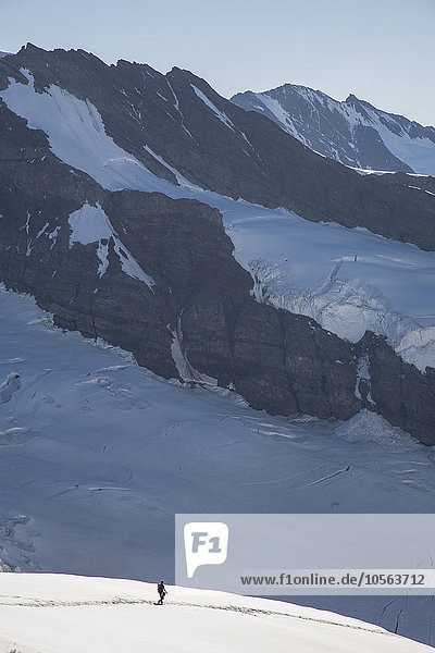 Berg Schnee wandern