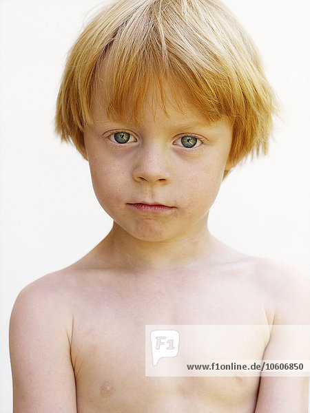 Porträt eines kleinen Jungen  Schweden.