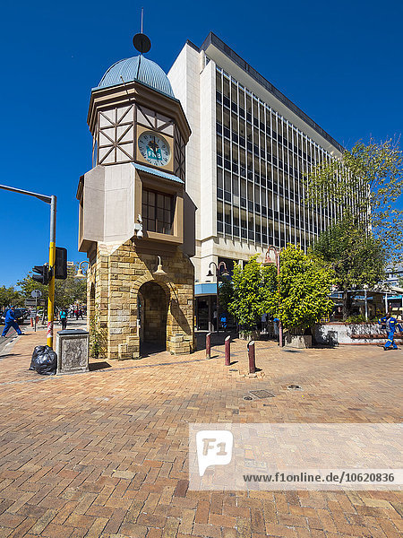 Namibia  Windhoek  Glockenturm an der Independence Avenue