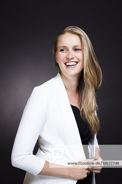 Elegant smiling young woman