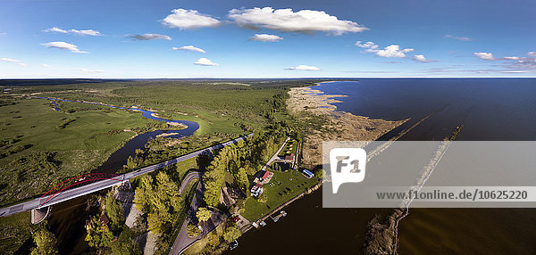 Estland, Joesuuu, Emajogi Flussmündung und Vortsjaerv See