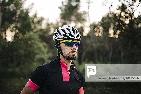 Portrait of cyclist