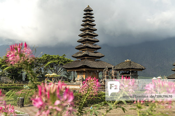 Indonesien  Bali  Bedugul  Blick auf Pura Ulun Danu Bratan
