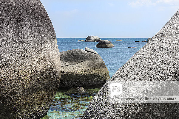 Indonesia  Belitung  Tanjung Tinggi  granitic rocks