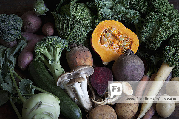 Full frame shot of fresh vegetables