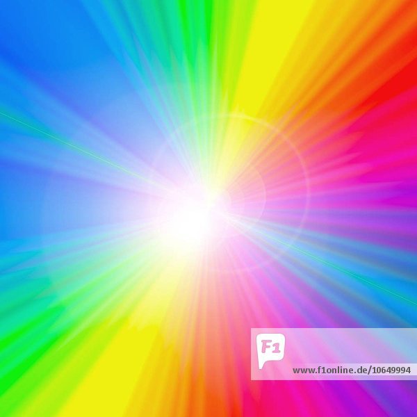 Prismatic pattern computer artwork.