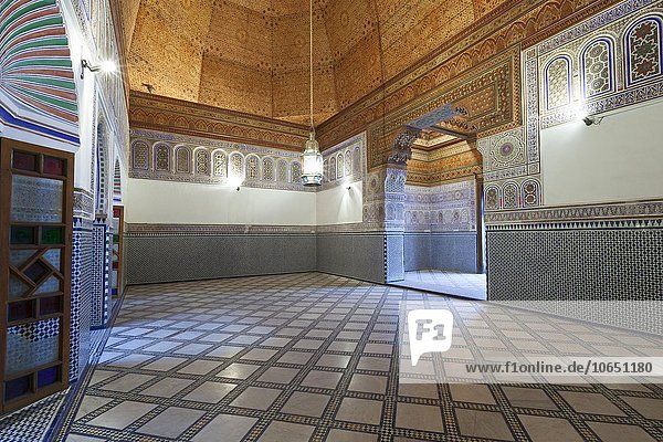 Architektur und traditionelle Handwerkskunst,  Dar-si-Said-Museum,  Marrakesch,  Marokko,  Afrika