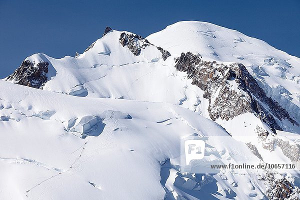 Montblanc Mont Blanc Frankreich Europa Französische Alpen Chamonix Savoie