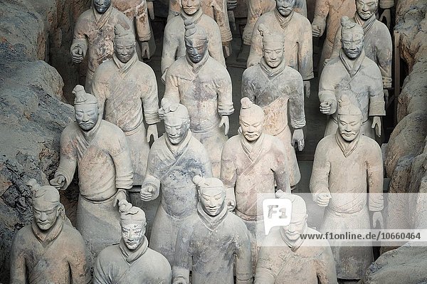 Museum der Terrakotta-Armee  Mausoleum Qín Shihuángdìs  Xian  Provinz Shaanxi  China  Asien