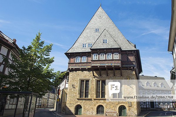 Bäckergildehaus  UNESCO Weltkulturerbe  Goslar  Harz  Niedersachsen  Deutschland  Europa