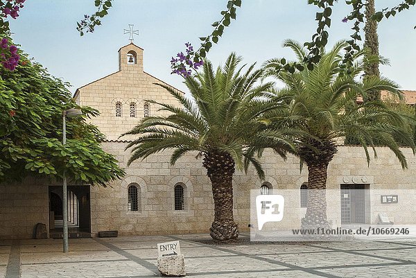 Church of the Multiplication  Roman Catholic church  consecrated in 1982  Tabgha  Sea of Galilee  Israel  Asia