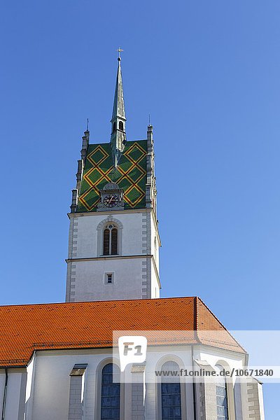 Kirche St. Nikolaus  Friedrichshafen  Oberschwaben  Bodenseeregion  Baden-Württemberg  Deutschland  Europa
