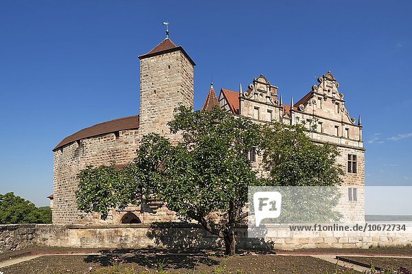 Burg Cadolzburg  Cadolzburg  Mittelfranken  Bayern  Deutschland  Europa