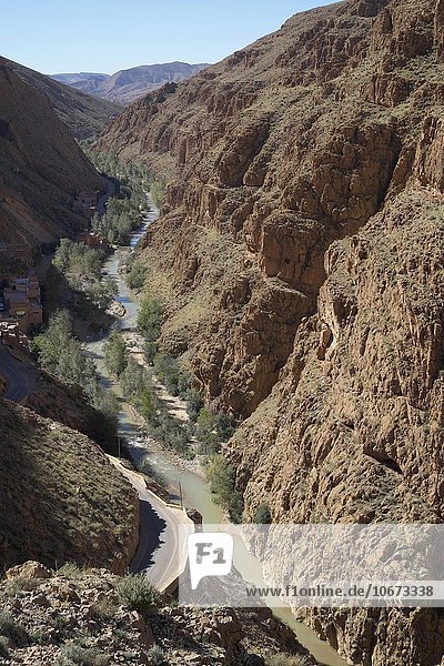 Dadesschlucht Hoher Atlas Souss-Massa-Draâ Marokko Afrika