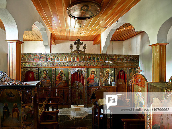 Die orthodoxe Kirche im Ali Pacha Museum auf der Insel Nissi Ioanninon  Provinz Epirus in Griechenland