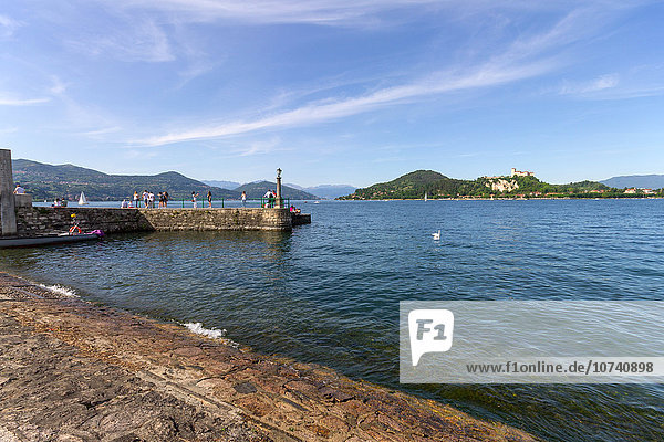 Italy Piedmont Arona Lake Maggiore