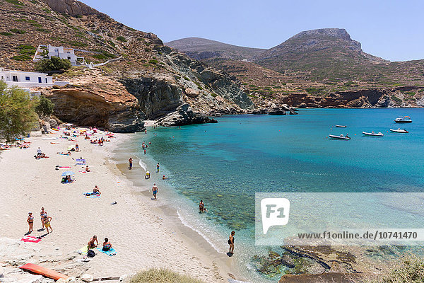 Griechenland  Kykladen  Insel Folegandros  Strand Agali