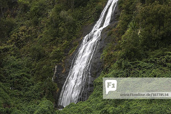 Wasserfall, Cascade du Voile de la Mariee, bei Salazie, Cirque de Salazie, La Reunion, Frankreich, Europa