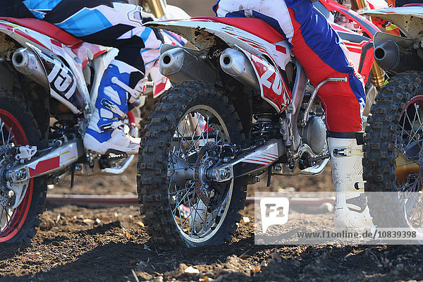 Spur schmutzig Motocross
