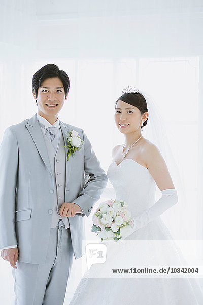 Japanese bride and groom