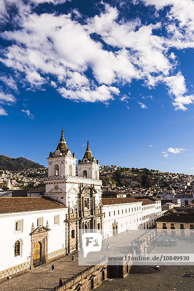 Stadt Quito  das historische Zentrum der Altstadt von Quito  UNESCO-Weltkulturerbe  Provinz Pichincha  Ecuador  Südamerika