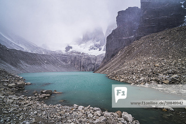 Mirador Base Las Torres Torres del Paine National Park (Parque Nacional Torres del Paine) Patagonia Chile South America