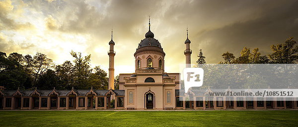 Moschee im Schwetzinger Schlossgarten  Schwetzingen  Baden-Württemberg  Deutschland  Europa