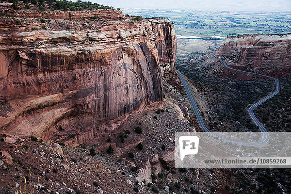 Felsformation  Colorado National Monument  Colorado  Vereinigte Staaten von Amerika