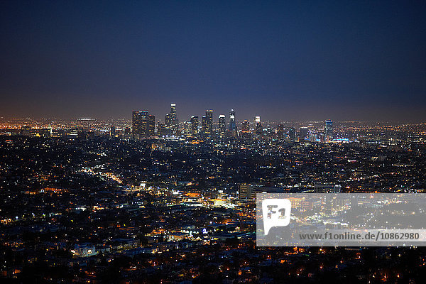 Luftaufnahme der Stadt  Los Angeles  USA