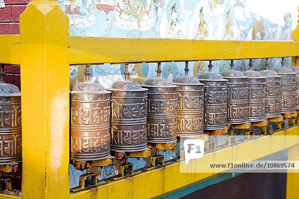 Gebetsmühlen Boudhanath Kathmandu Nepal