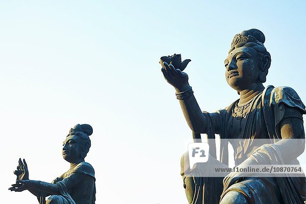 Buddhistische Statuen  Lantau-Insel  Hongkong  China