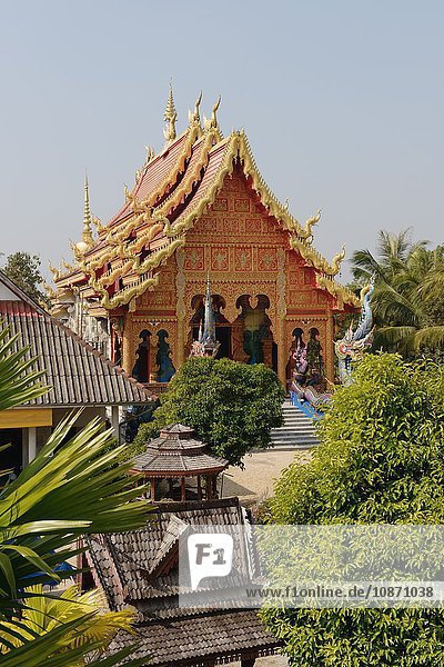 Temple wat Chiang Rai Thailand