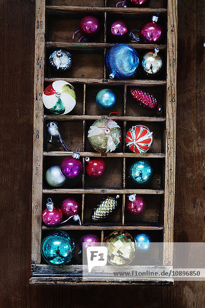 Sweden  Christmas ornaments in box