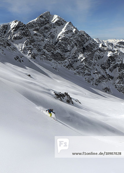 Frankreich  Queyras Nationalpark  Off Piste  Skifahren
