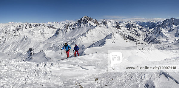 France  Isere  Les Deux Alps  Pic du Galibier  ski mountaineering