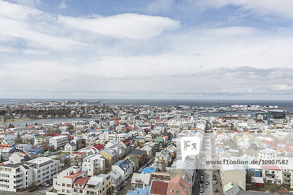 Island  Reykjavik  Stadtbild