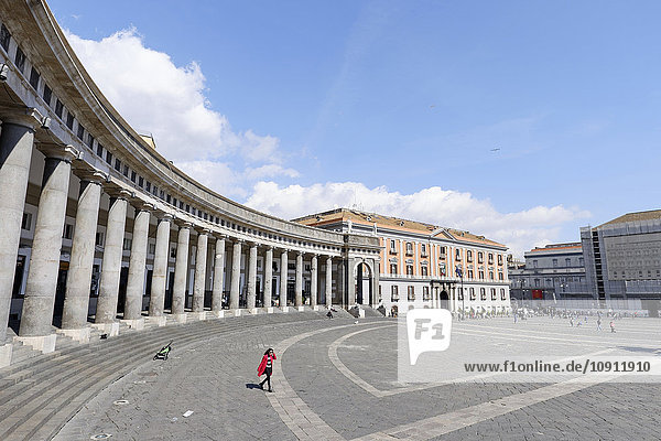 Italien,  Neapel,  Piazza del Plebiscito,  Basilika San Francesco di Paola