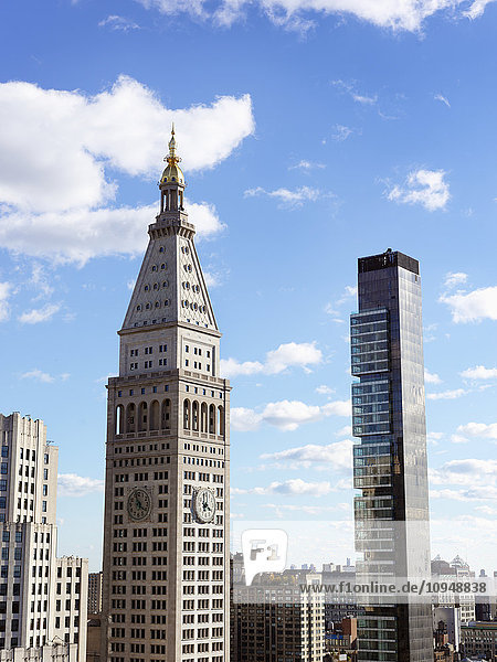 Ansicht eines Wolkenkratzers in New York City
