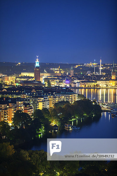 Stockholm bei Nacht  Schweden