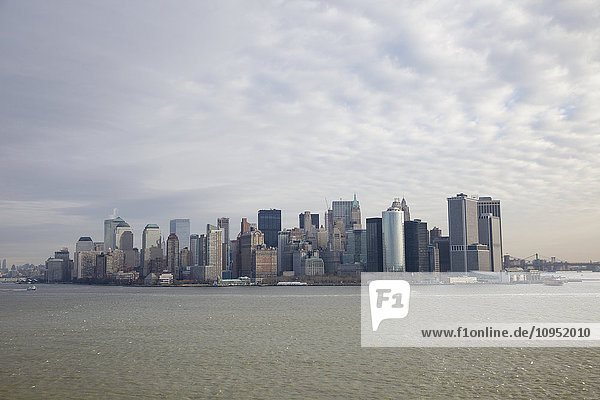Skyline von Manhattan  New York City  USA