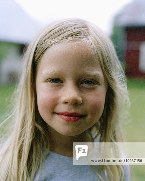 Portrait of a Scandinavian girl  Sweden.