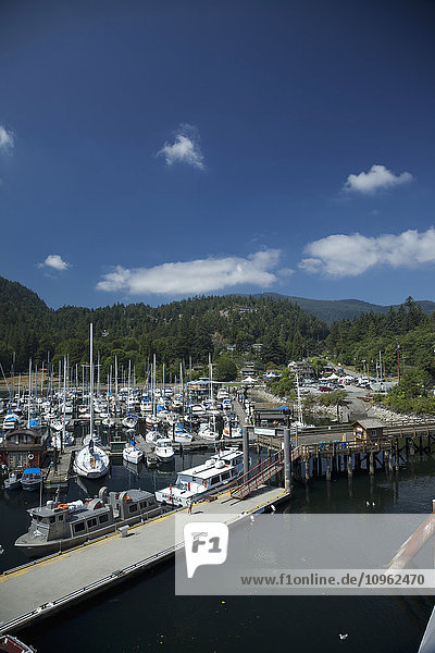 'Snug Cove harbour; Bowen Island  British Columbia  Canada'